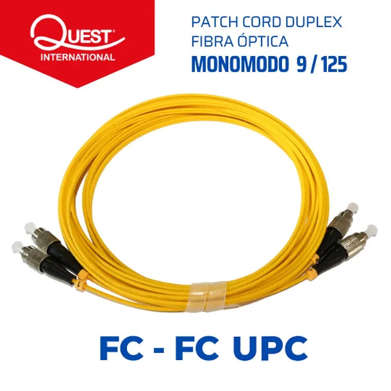 Patch Cords Duplex Monomodo FC-FC