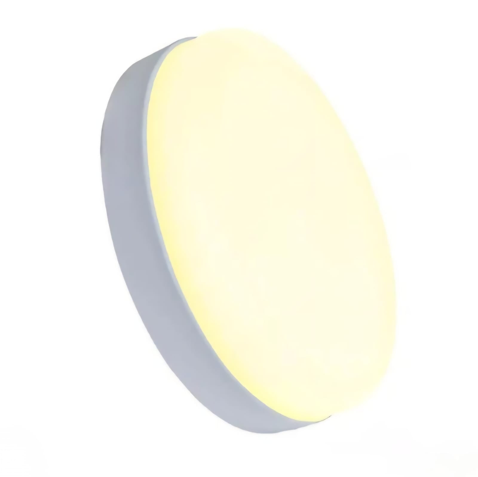 Panel LED borde infinito redonda de sobreponer luz cálida 3000k