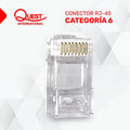 Conector RJ-45 Categoría 6 Bolsa con 20 conectores