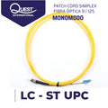 Patch Cords Simplex Monomodo LC-ST