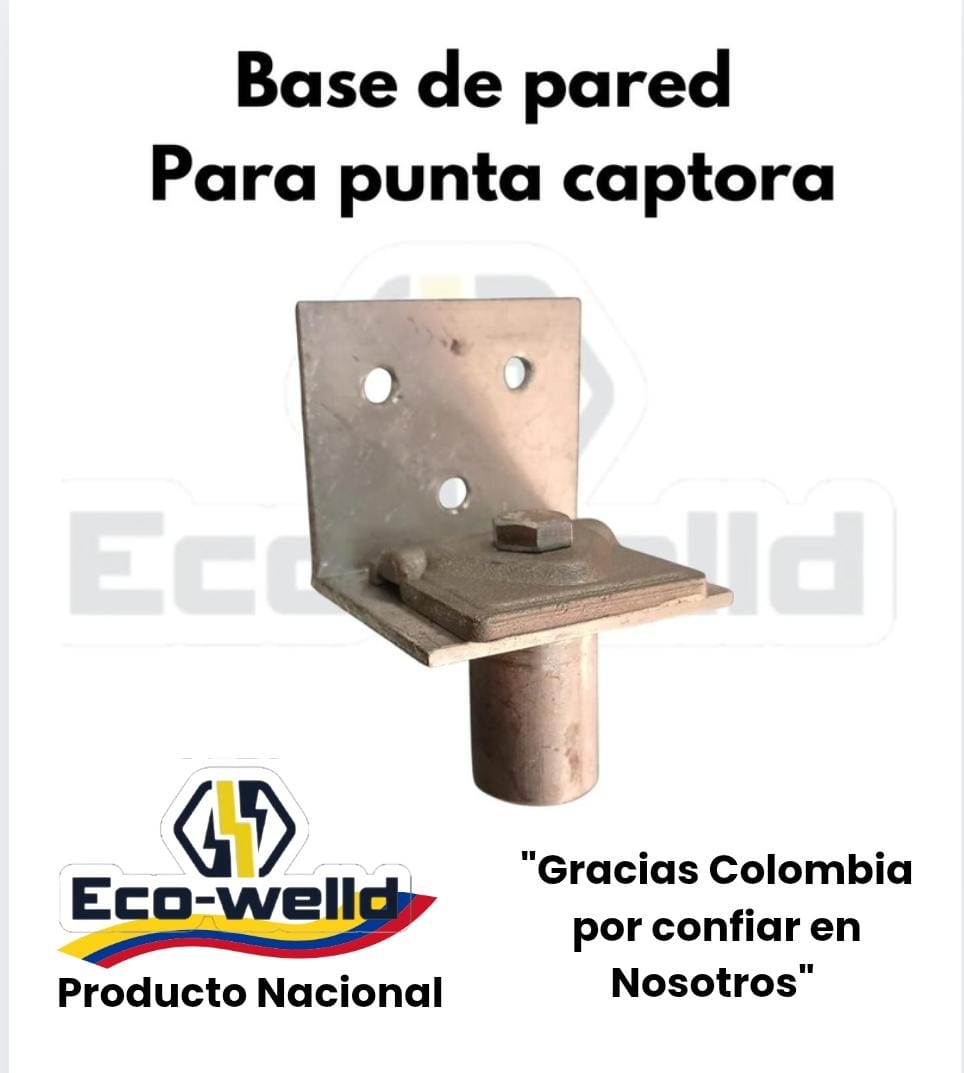 Base de Pared para punta captora