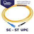 Patch Cords Simplex Monomodo SC-ST