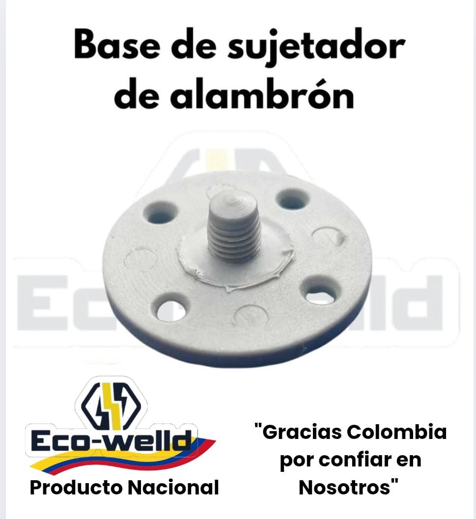 Base de sujetador de alambrón