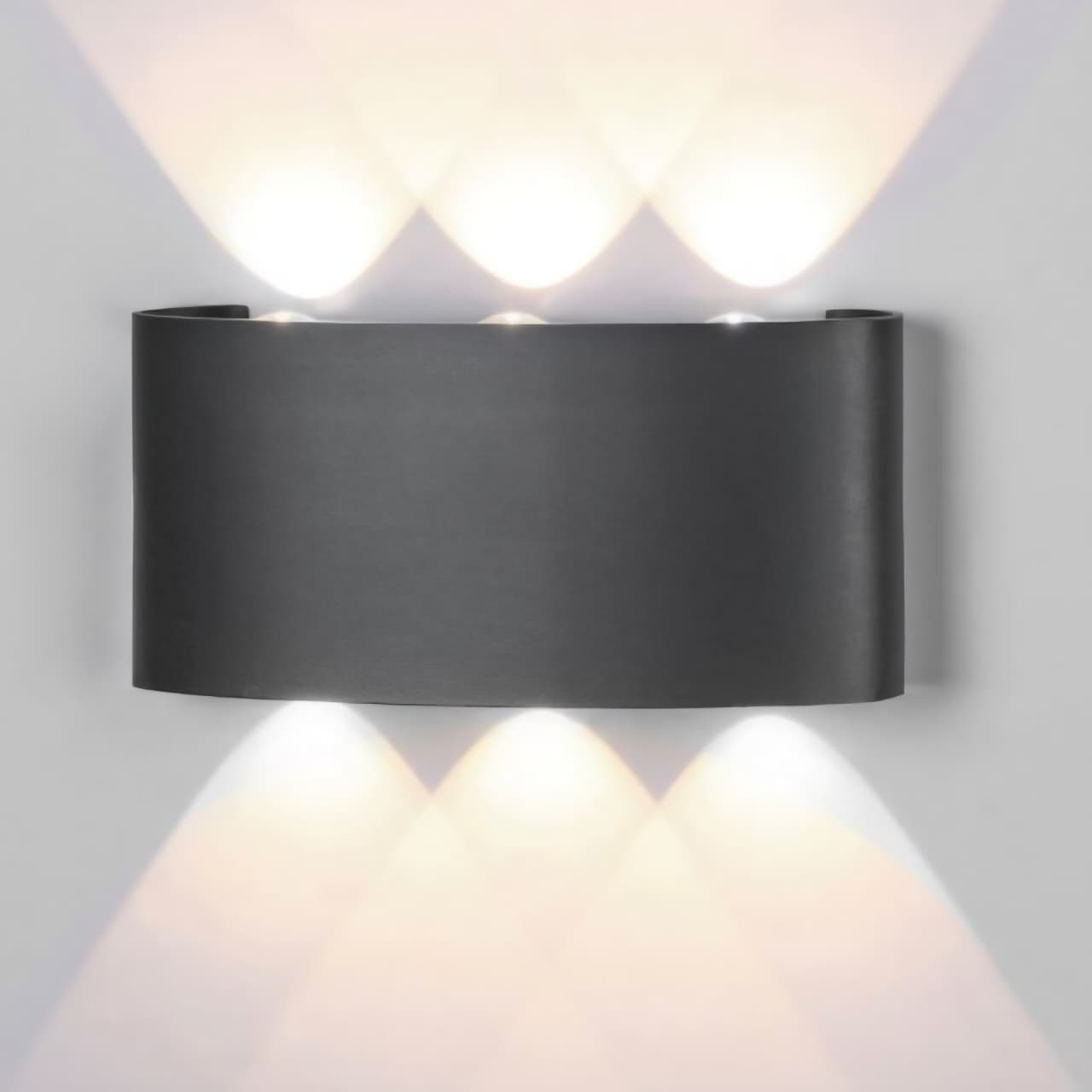 Apliques de pared 4W, 6W, 8W, colores Blanco y Negro luz calida