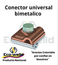 Conector universal bimetalico
