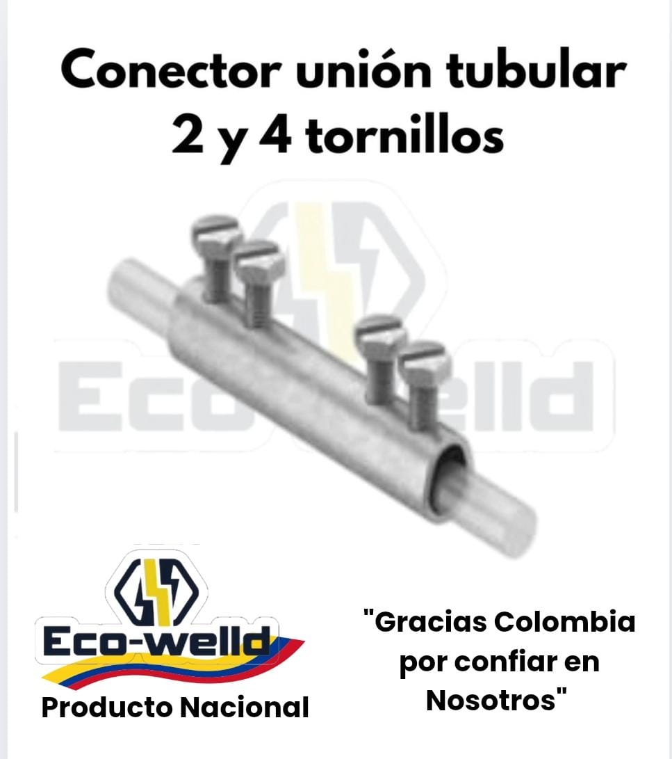 Conector unión tubular