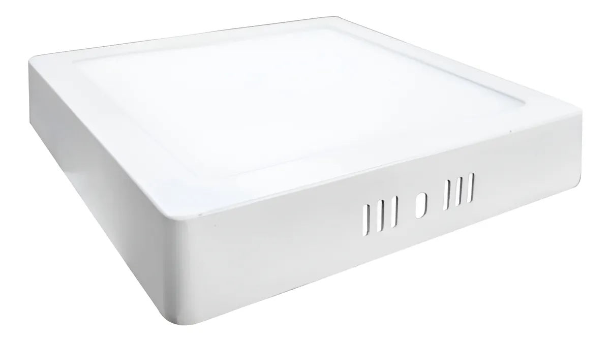Panel led  cuadrado de sobreponer luz fria 6400k