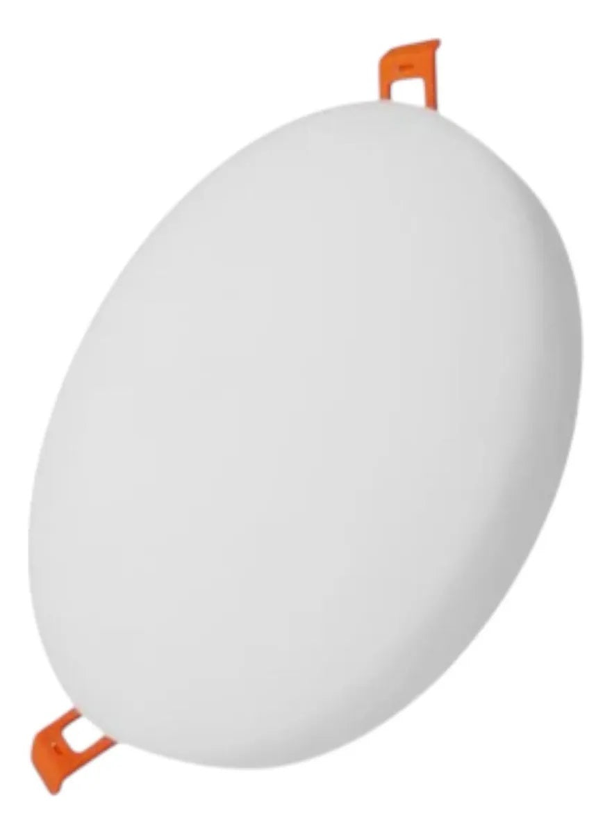 Panel Led borde infinito redonda de incrustar luz cálida 3000K