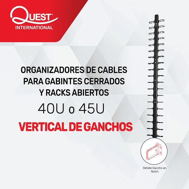 Organizador Vertical de Ganchos Dobles