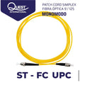 Patch Cords Simplex Monomodo ST-FC