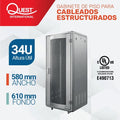 Gabinetes de Piso 34U | Ancho: 580 mm • Fondo: 610 mm