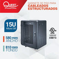 Gabinetes de Piso 15U | Ancho: 580 mm • Fondo: 810 mm