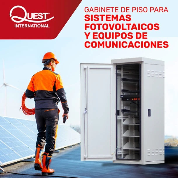 Gabinete Rack de Intemperie, para Equipos de Comunicaciones y Sistemas Fotovoltaicos