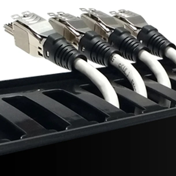 Organizador Horizontal de Cables Tipo Ducto de 60 x 80 mm