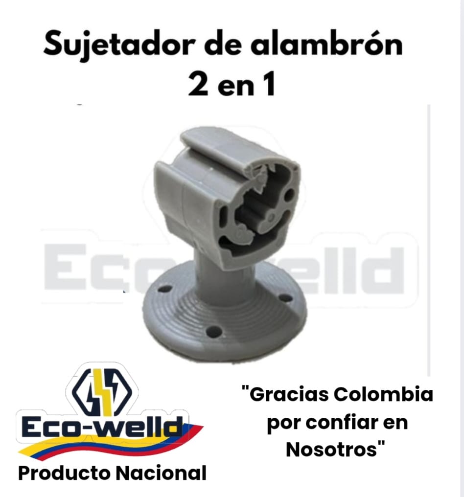 Sujetador de alambrón 2 en 1