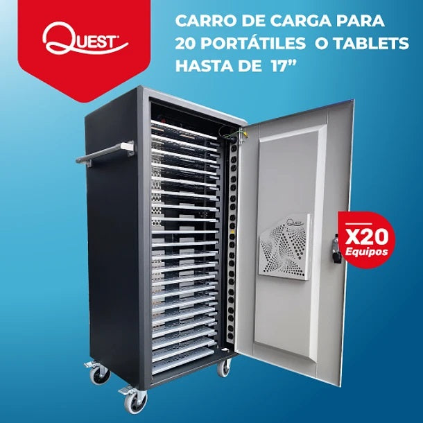 Carro cargador de Tablets y portatiles | 20 equipos