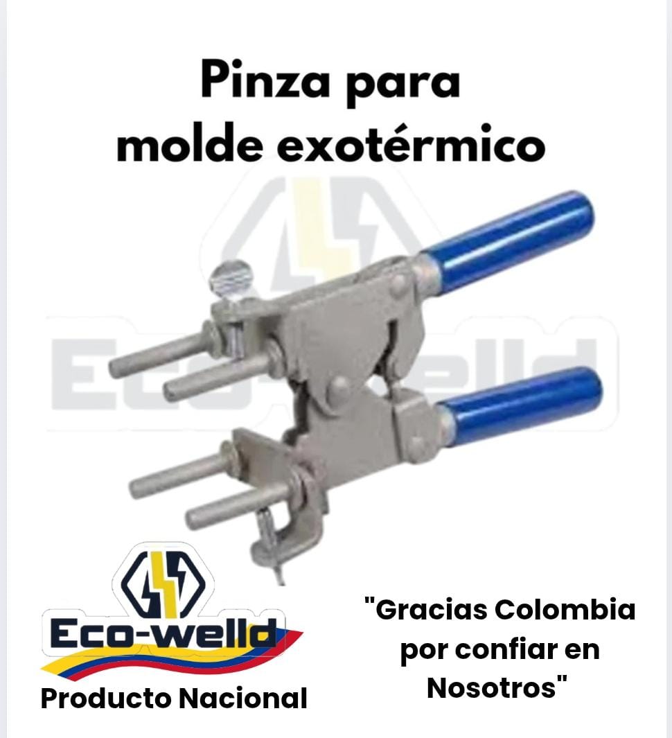 Pinza para molde exotérmico