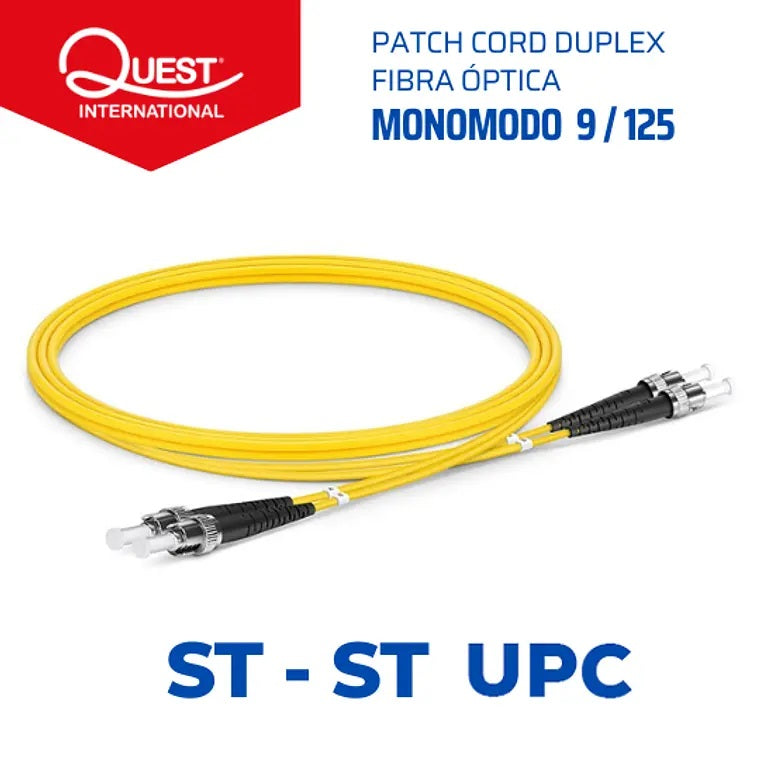 Patch Cords Duplex Monomodo ST-ST